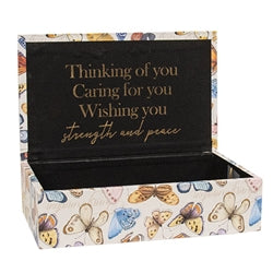 Thinking Of You Butterflies Inspirational Box
