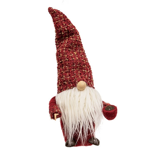 Stuffed Coffee Time Gnome - 15"H