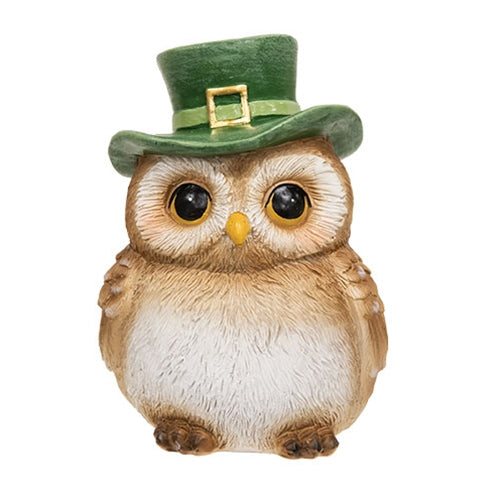 Resin Irish Owl Figurine