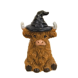 6/Set - Resin Witchy Highland Cows