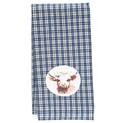 Pretty Highland Portrait Dish Towel - 3 Asstd.