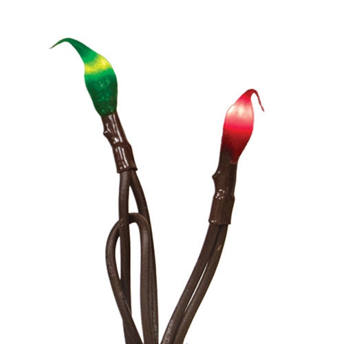 Red & Green Silicone Teeny Lights - 35 Ct.