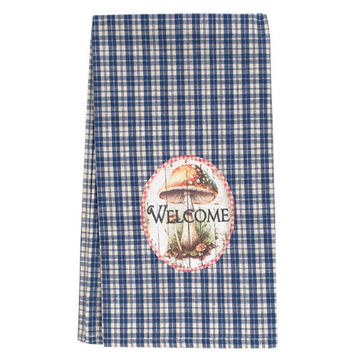 Welcome Mushrooms Dish Towel