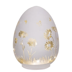 Spinning Glass LED Spring Egg - 2 Asstd.