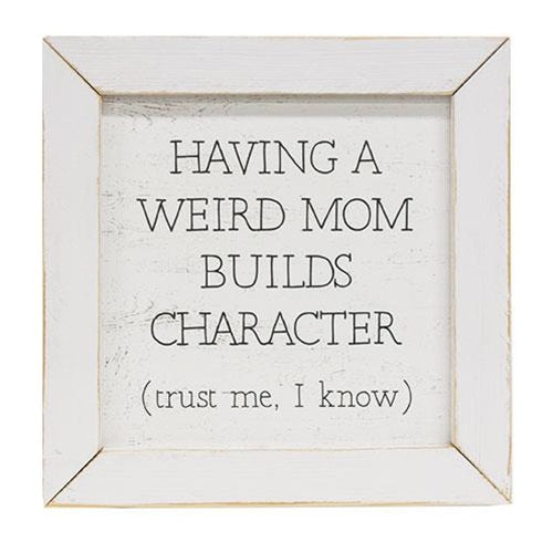 Weird Mom Framed Print