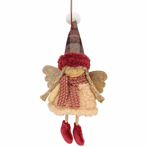 Pink Angel Doll Ornament