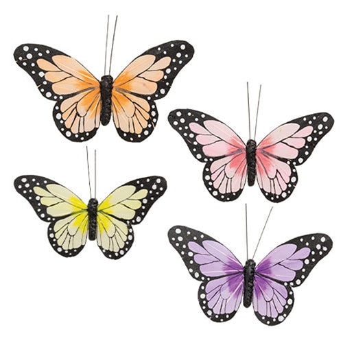 Butterfly Clip - 4 Asstd