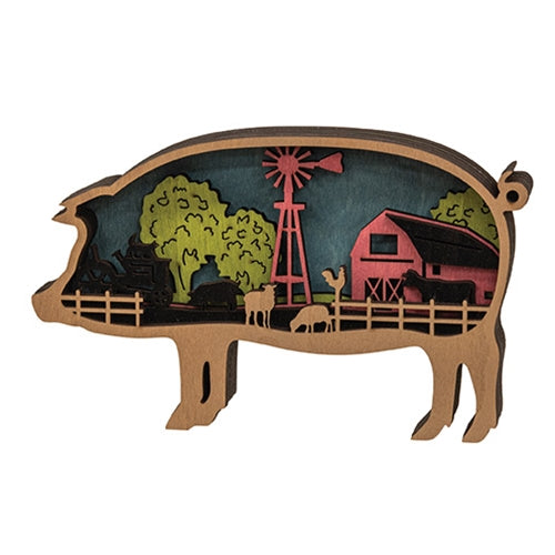 Pig Farm Scene Sitter