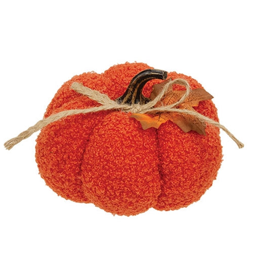Orange Plush Pumpkin - 5.5"