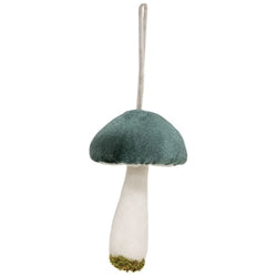Velvet Mushroom Ornament 3 Asstd