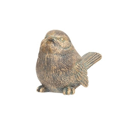 Resin Distressed Bronze Finish Bird Figurine 4 Asstd.