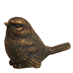 Mini Bronze Finish Resin Bird - 4 Asstd.