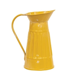 Mini Distressed Ribbed Metal Water Pitcher 4.75"H 4 Asstd.