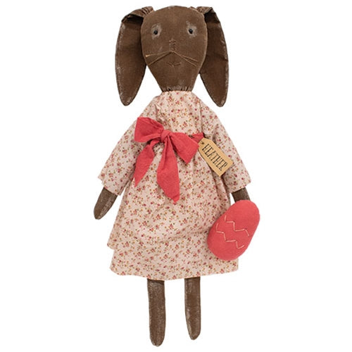 Heather Chocolate Bunny Doll w/Easter Egg