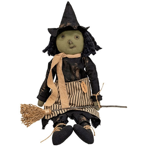 Agnes Witch Doll With Broom