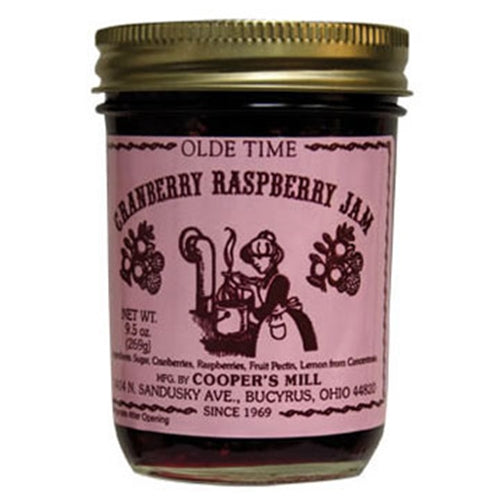 Cranberry Raspberry Jam 9 oz