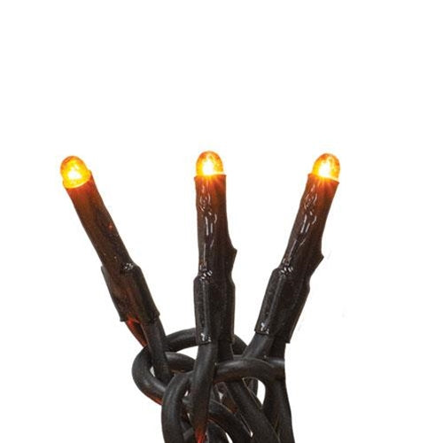 Orange Teeny Lights 20 Count