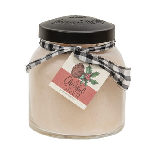 White Pinecone Papa Jar Candle - 34 oz.