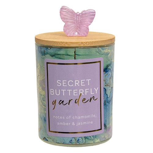 Secret Butterfly Garden 10 oz. Jar Candle