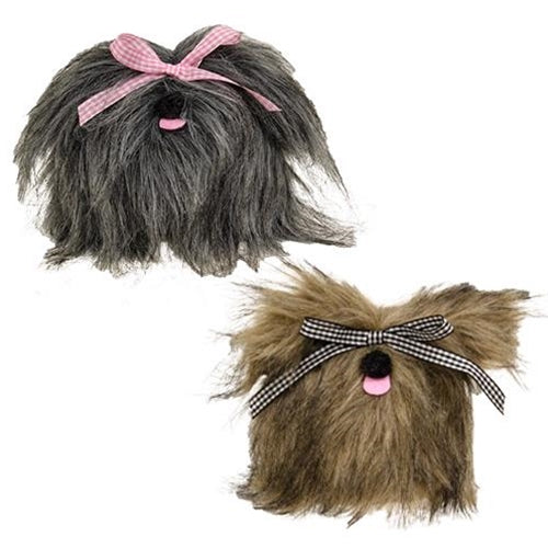 Furry Plush Dog 2 Asstd.