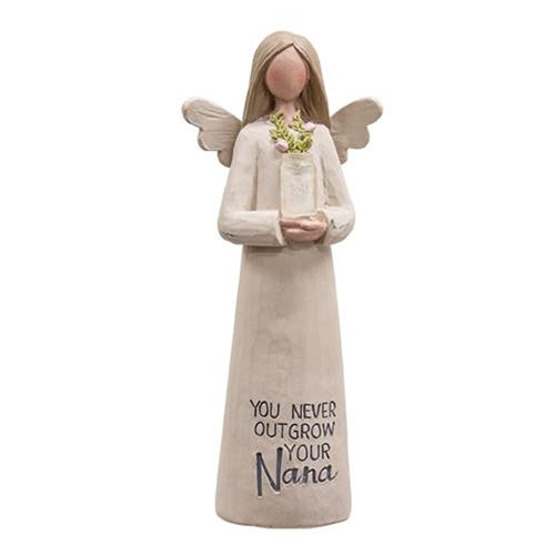 Nana Resin Angel w/Vase
