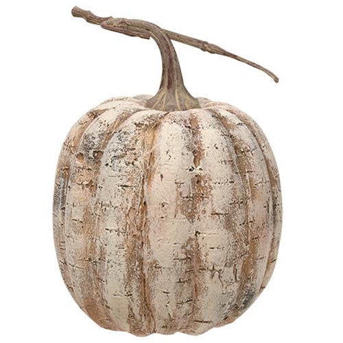 White Birch Pumpkin 8"