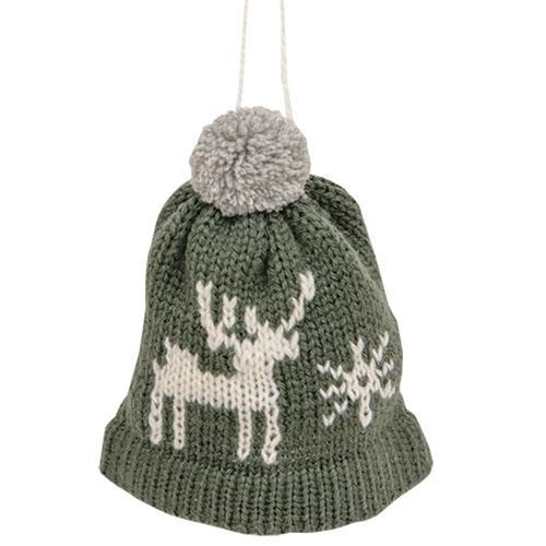 Gray Beanie Ornament