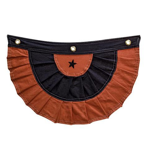Orange/Black Bunting 20"