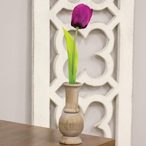 Purple Tulip Stem 15.5"