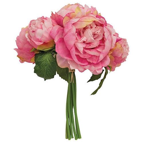 Full Bloom Peony Bouquet Rose Pink