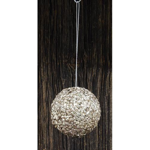 Platinum Glitter Berry Ball