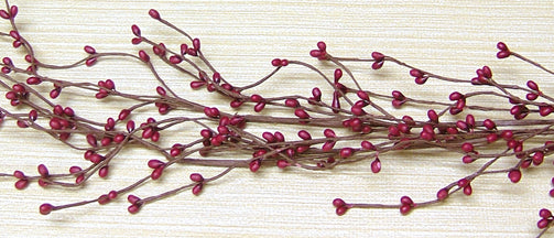Burgundy Pip Wispy Garland 4'