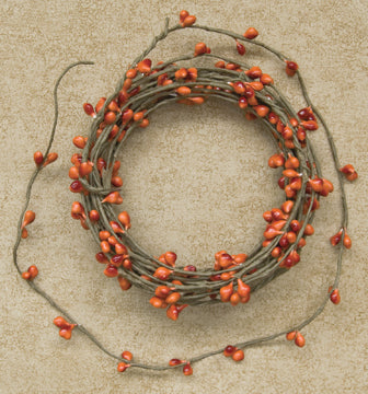 Pip Berry String Garland - Pumpkin - 18ft
