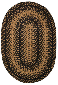 Braided Ebony Rug 20x30