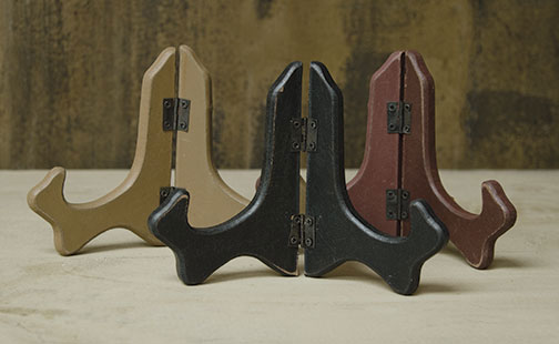 Wooden Plate Stand 4-1/2" 3 Asstd.