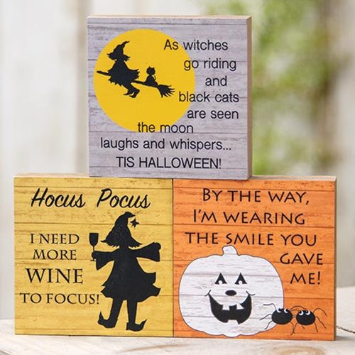 Hocus Pocus Halloween Block 3 Asstd.