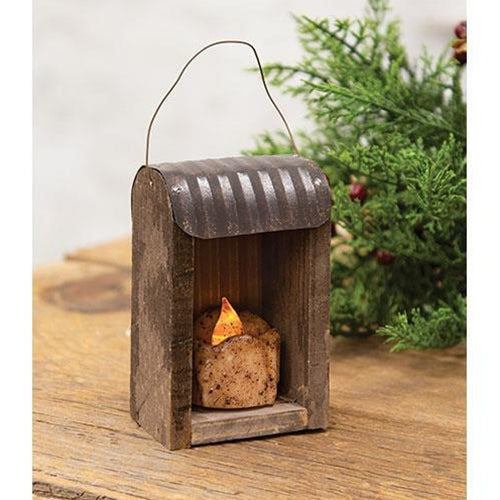 Tin Roof Tealight Hut