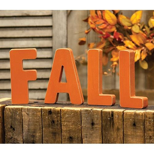4/Set "FALL" Wooden Letters