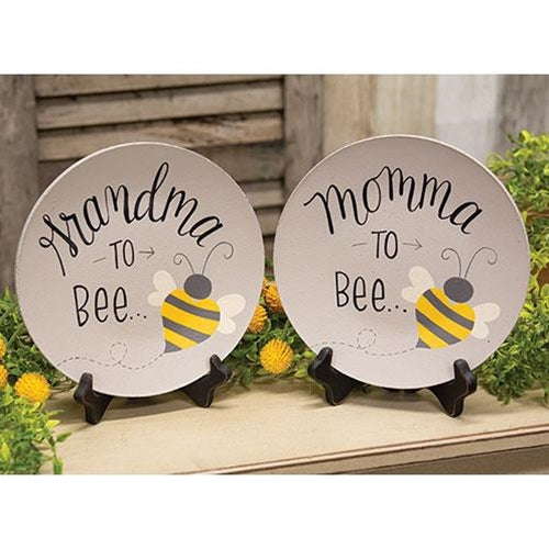Momma or Grandma to Bee Plate 2 Asstd.
