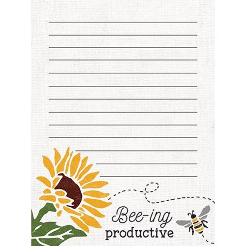 Bee-Ing Productive Mini Notepad