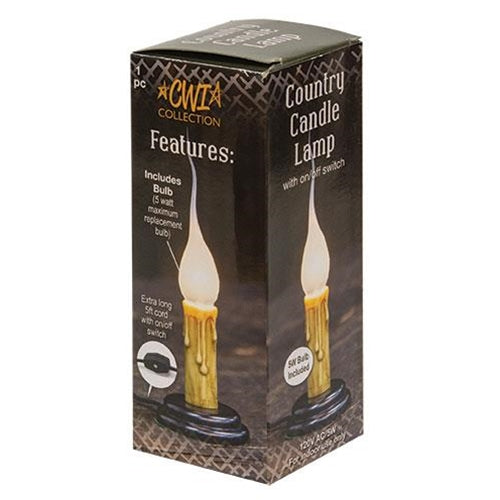 Primitive Candle Lamp 3"