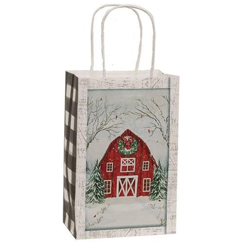 Holiday Farmhouse Gift Bag Small