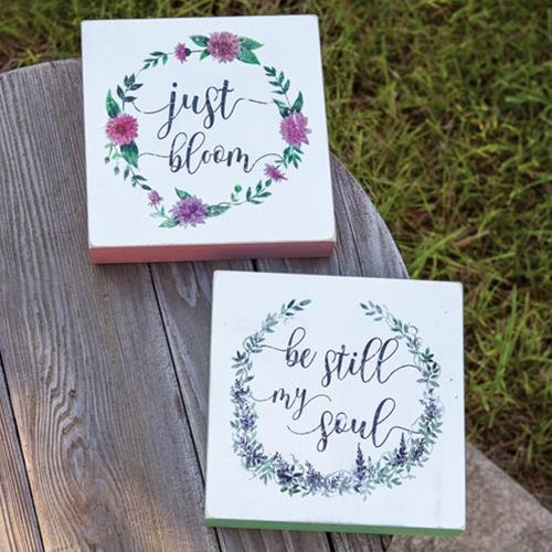 *Just Bloom Box Sign 2 asst.