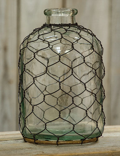 Primitive Wire-Covered Jars