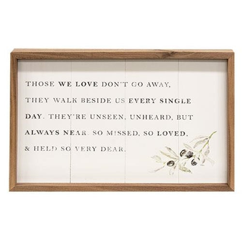 Those We Love Don't Go Away Framed Print 16x10