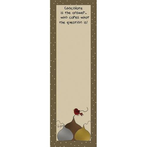 Chocolate Is... Notepad