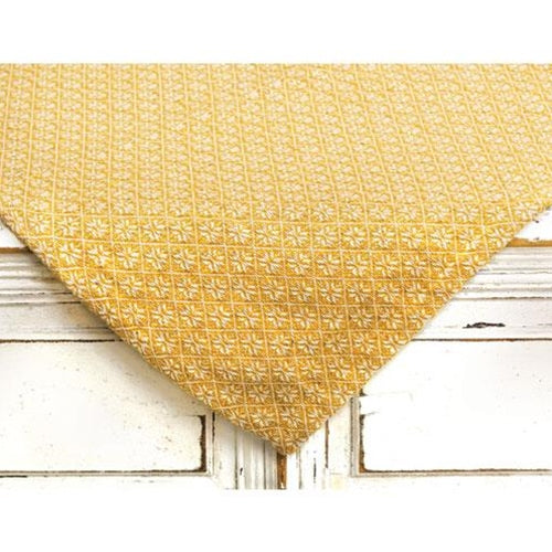 Mustard & Cream Cherry Blossom Table Square