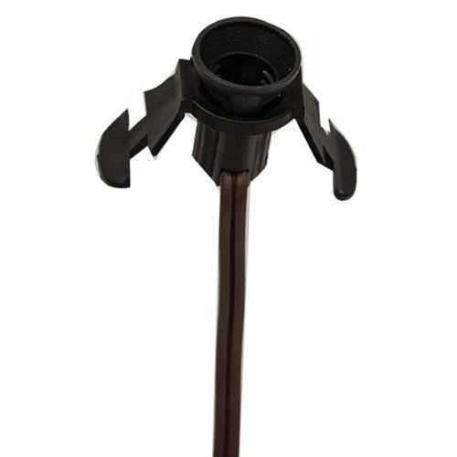 6Ft Brown Cord w/Candelabra Socket
