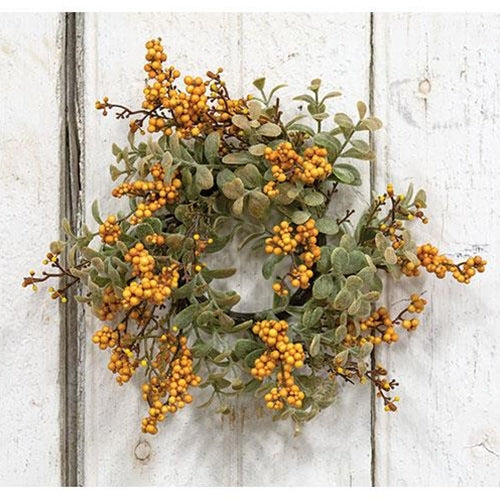 Pebble Creek Candle Ring 3" Mustard