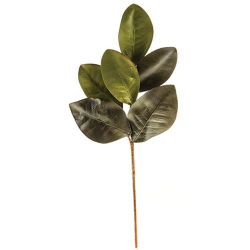 Elegant Magnolia Leaves Pick 20"
